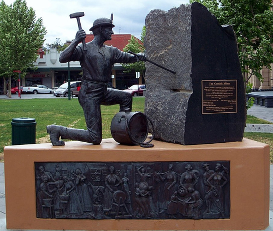 Cornish Miner Statue